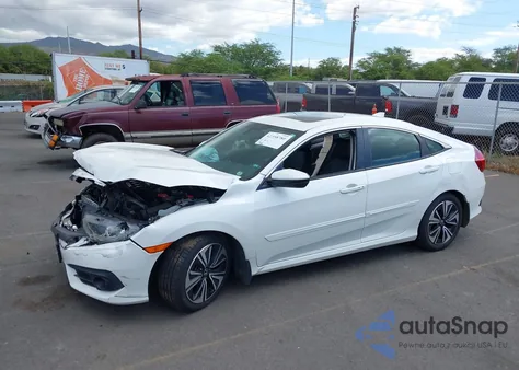 2017 Honda Civic Ex-L from USA, damaged, VIN 2HGFC1F73HH641745